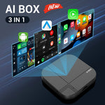 K712 2+16GB Wireless CarPlay Android Auto Adapter Bluetooth-compatible WiFi Smart Car Box for Original Factory Wired CarPlay Vehicles