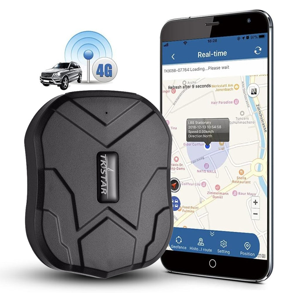 TKSTAR TK905 4G GPS Biltracker 5000mAh Magnetisk Køretøjssporing med Stemmeovervågning