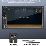 F710C Car Stereo Receiver 7'' Bluetooth-compatible Hands-Free Car Radio FM Receiver MP5 Car Player