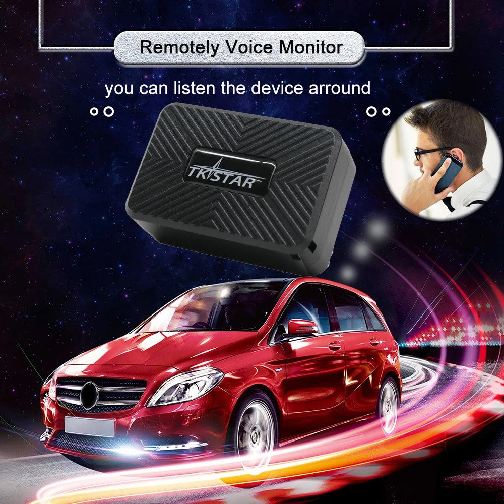 TKSTAR TK913 Car GPS Tracker 2G GPRS Locator with Automatic Voice Monitoring, Free Web APP