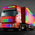 2.4m 24V Van DRL Running Lamp Truck Exterior Decoration LED Strip for Car RGB Ambient Light Bar