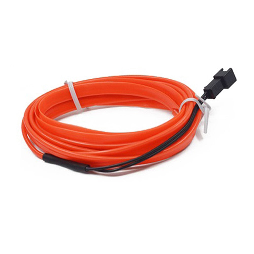 5m USB Car Interior EL Strip Light for Car Decoration Ambient Light Glowing Rope Lights with Driver