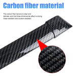 Kolfiber PVC Bil Bakspoiler Baklucka LED Ljusramp Kör Blinkers Broms Bakljusremsa