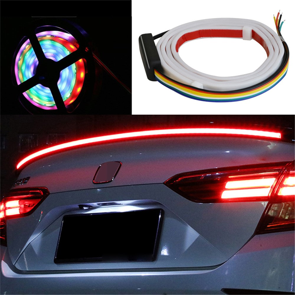 1.5m 72-LED Strip Car Trunk Illumination Rear Brake Backup Lamp Waterproof Turn Signal Light