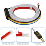1.5m 72-LED Strip Car Trunk Illumination Rear Brake Backup Lamp Waterproof Turn Signal Light