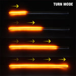 2Pcs 60cm Cuttable 12V Car DRL Flexible LED Strip Daytime Running Light Waterproof Turn Signal Light