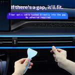 S5U 5m S-serien Multi-farve RGB LED Strip Light Fleksibel Optisk Fiber Bil Interiør USB Atmosfære Lampe