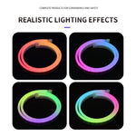 DR60 1-to-2 12V RF Car Driving Lights Bar APP Control LED Strip Lights Starter Scan Daytime Car Colorful Turn Signal