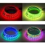 JG02 150cm Car LED Hood Light Strip Waterproof Daytime Running Light 12V Phantom Dynamic Decorative Atmosphere Lamp