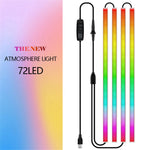 N1U-72 Car Underglow Lights Strip Waterproof Exterior Car Lights with APP Control, 12V 72LEDs Underbody Lights