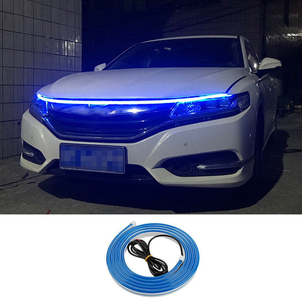 1.2m Car Hood PVC Silicone Flexible Decorative Light Super Bright Waterproof DRL Light Strip
