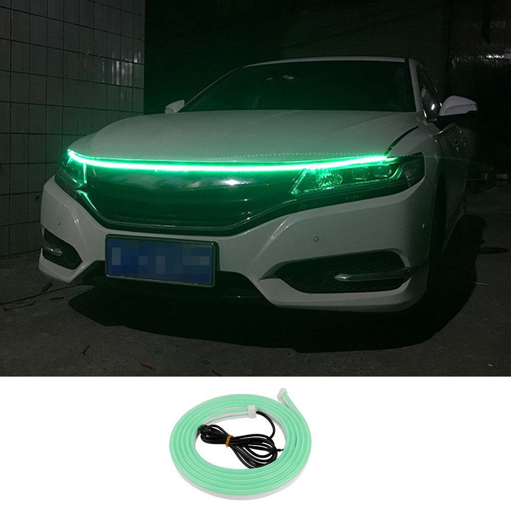 1.2m Car Hood PVC Silicone Flexible Decorative Light Super Bright Waterproof DRL Light Strip