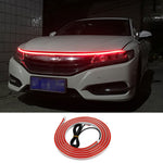 1.5m Car Hood PVC Silicone Waterproof DRL Light Strip Super Bright Flexible Decorative Light