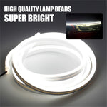 1.5m Car Hood PVC Silicone Waterproof DRL Light Strip Super Bright Flexible Decorative Light