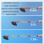 Dual Chenille Mop Head Telescopic Car Wash Mop 360 Degree Rotation Car Wash Brush