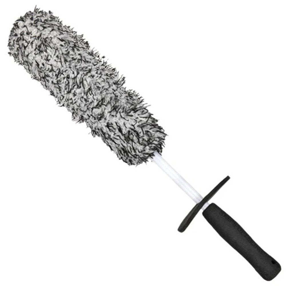 Bilfälgrengöringsborste Mjuk Mikrofiber Långt Handtag Fälgdetaljborste