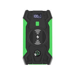 J13 Portable Car Jump Starter 12V Car Emergency Starter Cell Phone Power Bank with Wireless Charging (EU Plug)