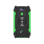 J13 Portable Car Jump Starter 12V Car Emergency Starter Cell Phone Power Bank with Wireless Charging (EU Plug)
