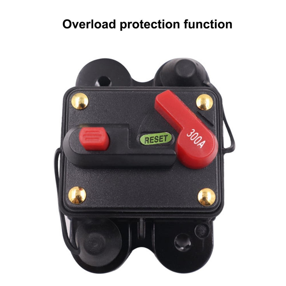 60A DC 12-48V Car Audio Stereo Circuit Breaker Automatic Reset Fuse Holder Automatic Circuit Breaker, Circuit Protector