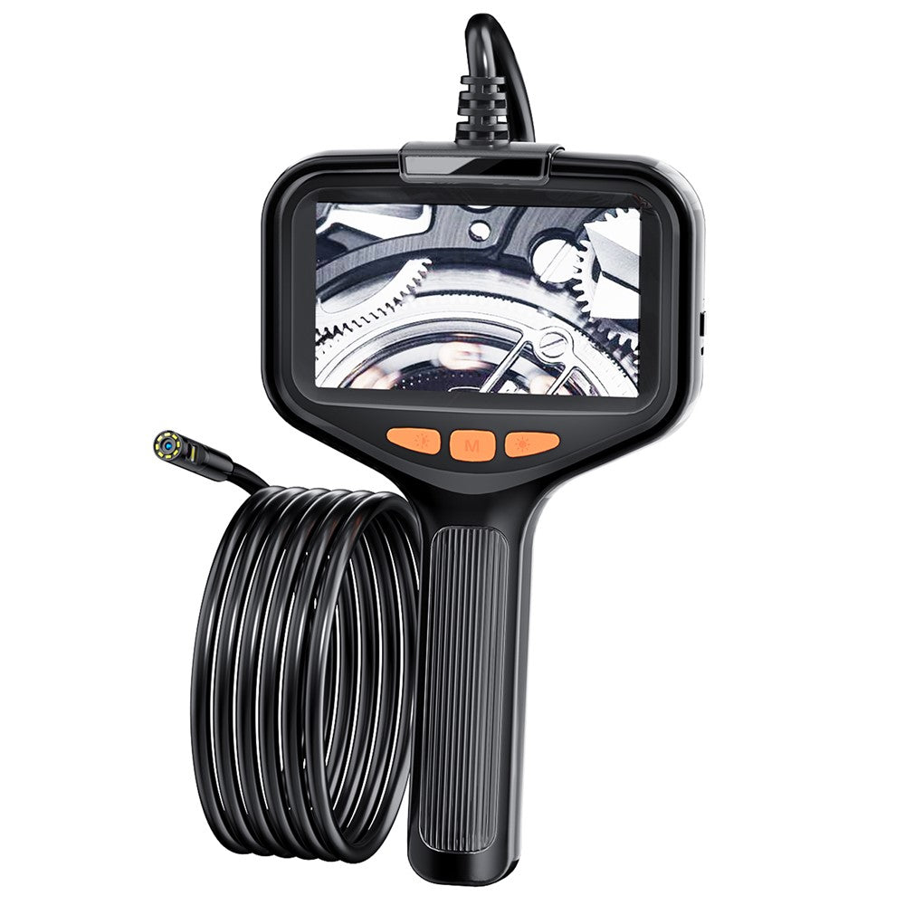 P200 10m Hard Wire 8mm Dual Lens Industrial Endoscope Car Inspection Camera with LED Light