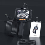 P200 10m Hard Wire 8mm Dual Lens Industrial Endoscope Car Inspection Camera with LED Light
