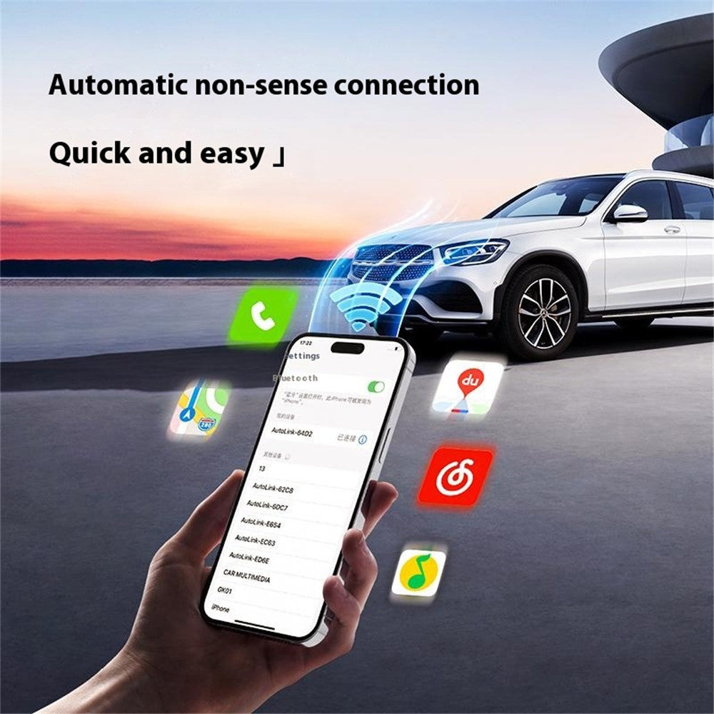 Car Android Auto Dongle Bluetooth-compatible / Wifi Wired Android Auto to Wireless Vehicle Adapter for Android Phone
