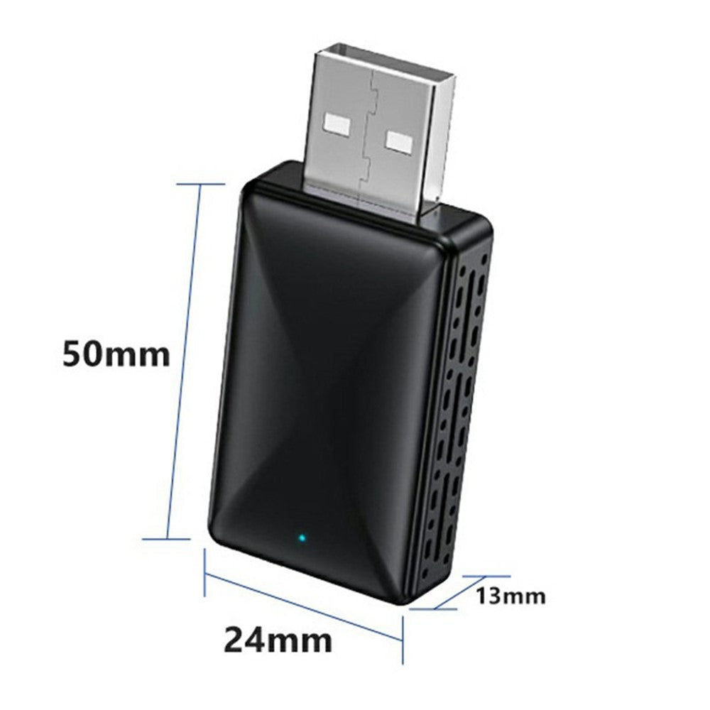 2-in-1 Carplay Android Auto USB Adapter OTA Upgrade Plug and Play Wired to Wireless Dongle Box