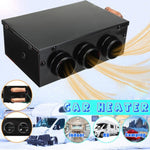 Three Hole Car Water Heater Window Defrosting Defogging Vehicle Interior Heater
