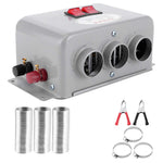Three Hole Car Water Heater Window Defrosting Defogging Vehicle Heating Fan