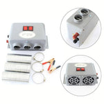 Three Hole Car Water Heater Window Defrosting Defogging Vehicle Heating Fan