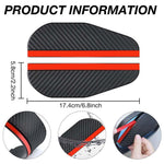 2Pcs Car Rearview Mirror Rain Baffle Carbon Fiber Texture Vehicle Side Mirror PVC Rain Blocker