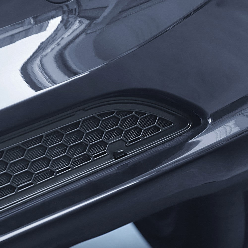 For Tesla Model 3 Car Front Bumper Grille Quick Release Button Design Insect Prevention Net