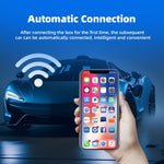 2-i-1 Trådløs CarPlay-adapter og Android Auto Trådløs boks konverterer kablet til trådløs CarPlay-dongle