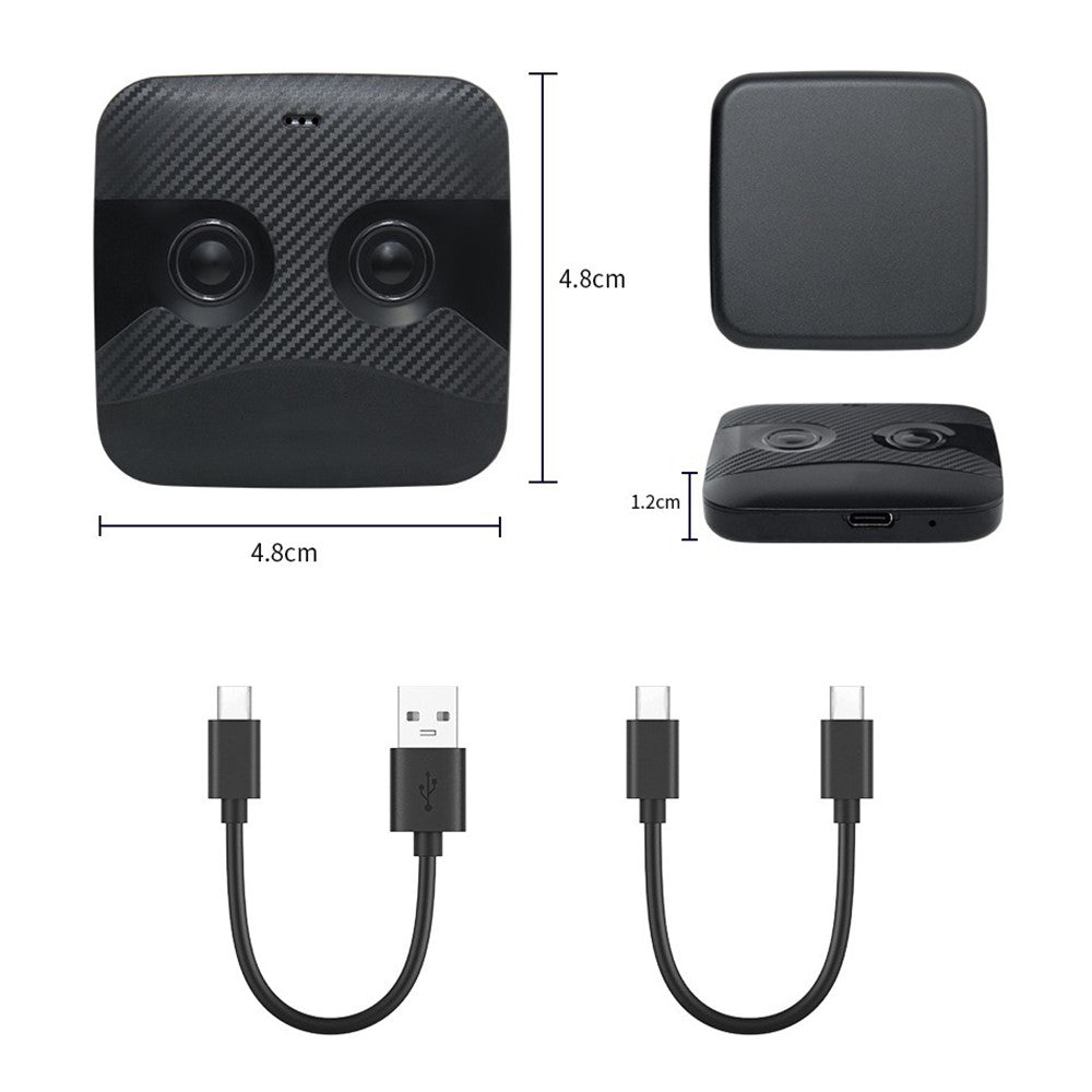 2-i-1 Trådløs CarPlay-adapter og Android Auto Trådløs boks konverterer kablet til trådløs CarPlay-dongle