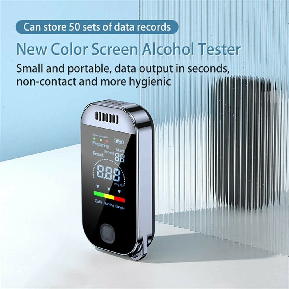 Mini Breathalyzer High Sensitivity Non-Contact Portable Alcohol Tester Digital Alcoholmeter