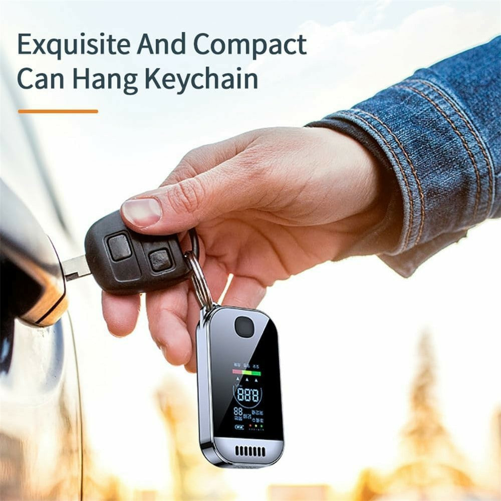 Mini Breathalyzer High Sensitivity Non-Contact Portable Alcohol Tester Digital Alcoholmeter