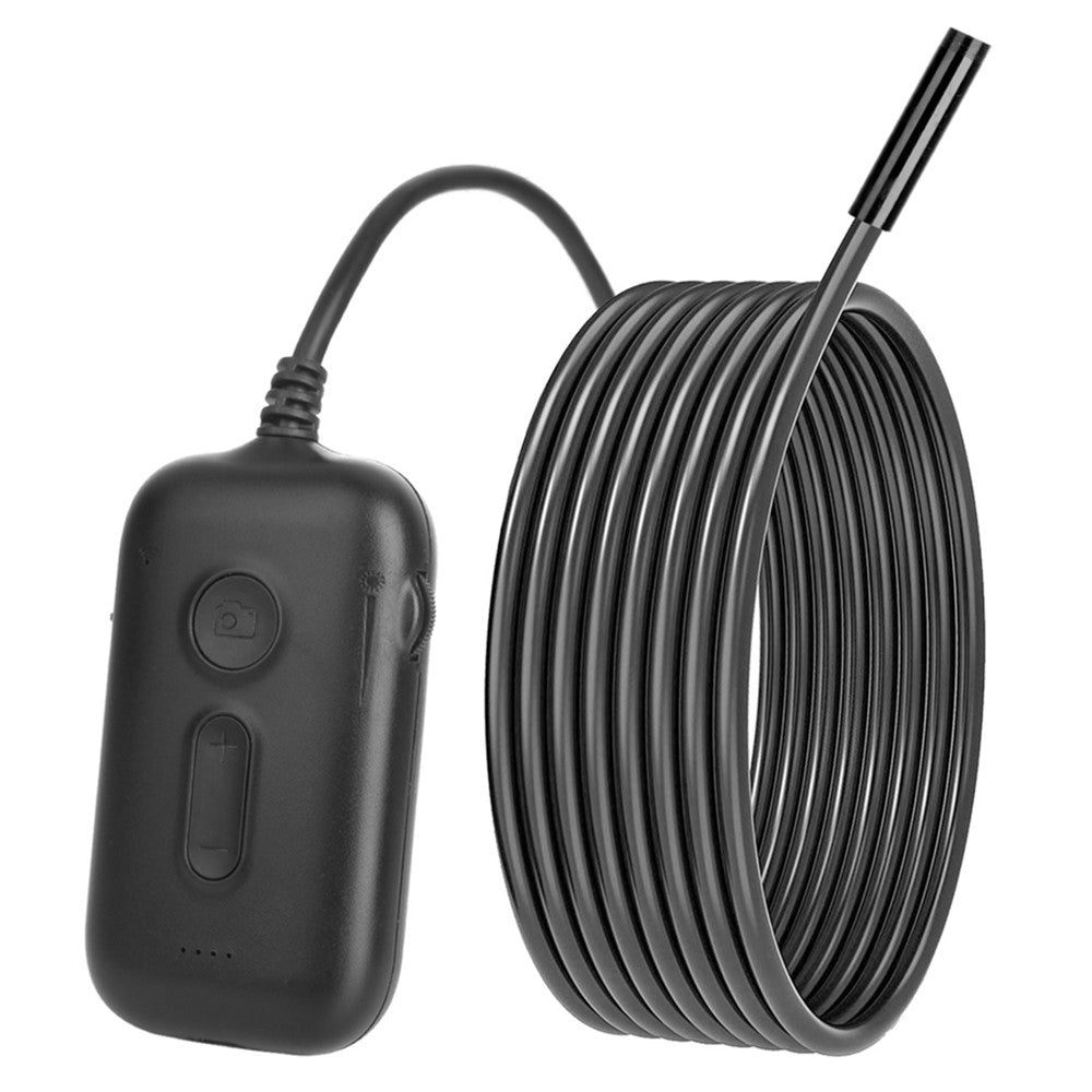 Y15 5.5mm Dual Lens WiFi Endoscope HD Pipeline Waterproof Inspection Camera, 5m Hard Wire