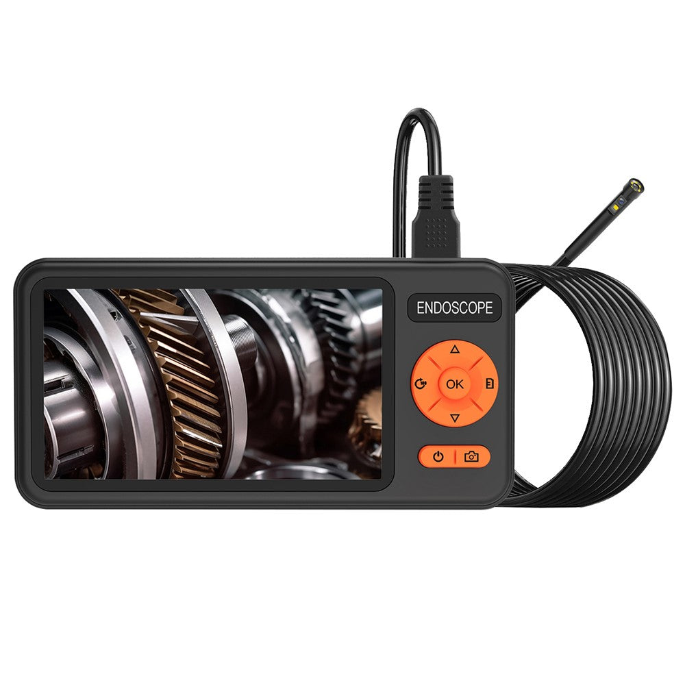 T29 Digital Borescope 10m Rigid Cable 5.5mm Dual Lens 1080P Industrial Endoscope Inspection Camera