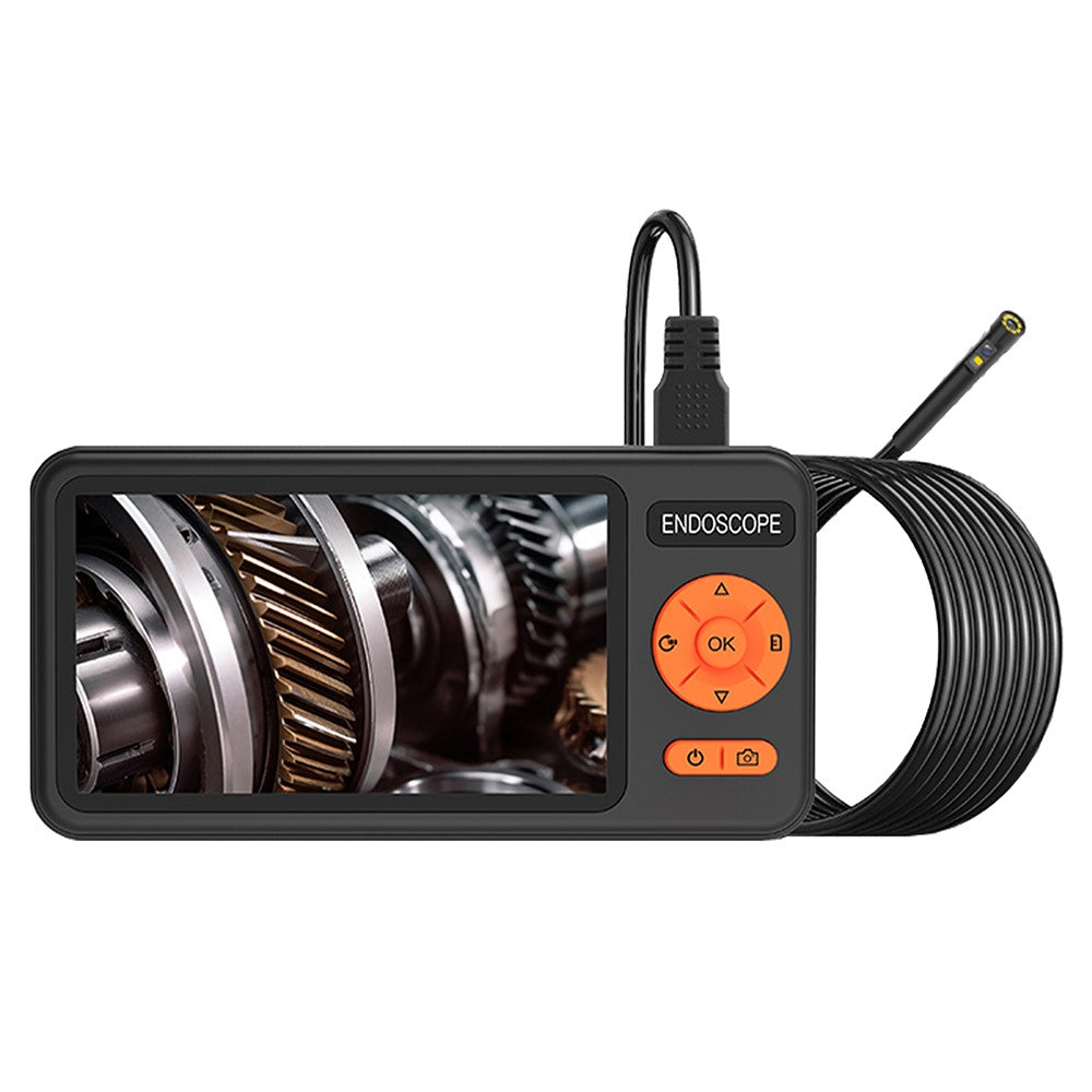 T29 Digital Borescope 10m Rigid Cable 7.9mm Dual Lens 1080P Industrial Endoscope IP67 Waterproof Camera
