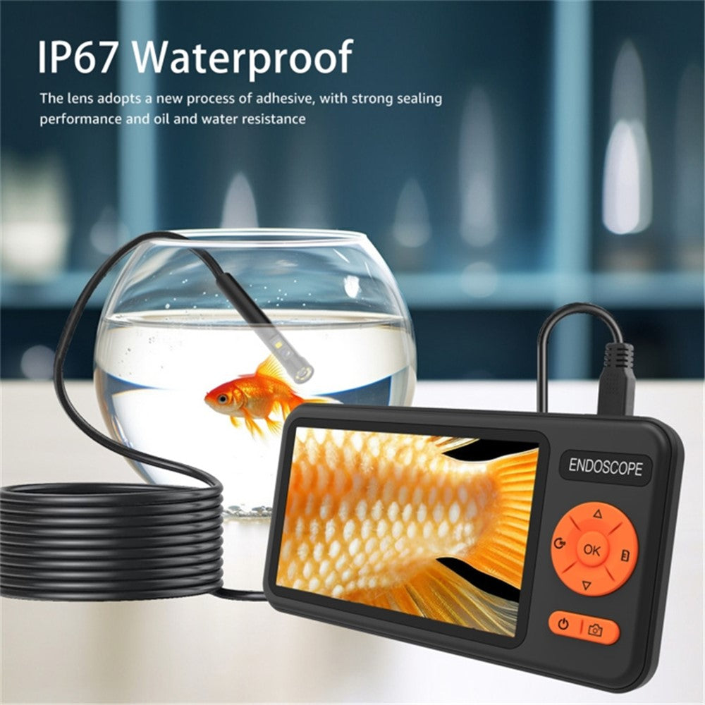 T29 Digital Borescope 2m Rigid Cable 7.9mm Dual Lens 1080P Industrial Endoscope IP67 Waterproof Camera