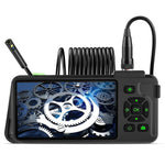 T22 7.9mm Dual Lens Industrial Endoscope with Light 2m 4.5 inch 1080P IP67 Waterproof Borescope