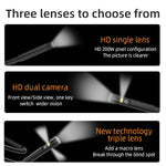 T23 7.9mm Triple Lens Borescope 5m 7 inch IPS Screen 1080P HD Industrial Endoscope IP67 Waterproof Camera
