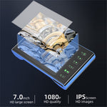 T23 7.9mm Triple Lens Borescope 5m 7 inch IPS Screen 1080P HD Industrial Endoscope IP67 Waterproof Camera