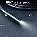 T23 7.9mm Triple Lens Borescope 5m 7 inch IPS Screen 1080P HD Industrial Endoscope IP67 Waterproof Camera