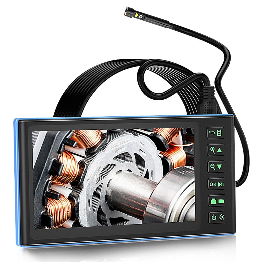 T23 7.9mm Triple Lens Borescope 1m 7 inch IPS Screen 1080P HD Industrial Endoscope IP67 Waterproof Camera