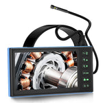 T23 7 inch Dual-Lens Industrial Borescope with 8pcs Light 3.5m 7.9mm HD 1080P Endoscope IP67 Waterproof Camera