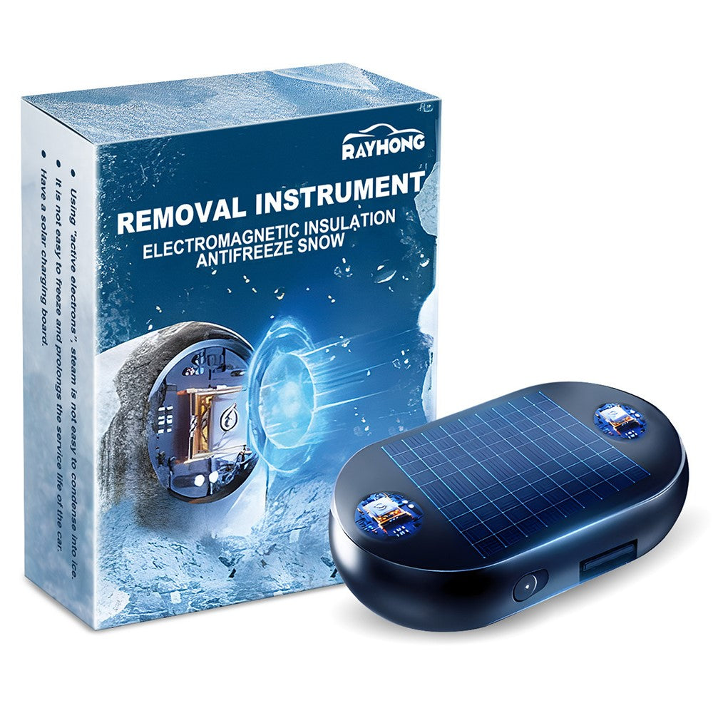 RAYHONG Car Windshield Window Anti Freeze Snow Removal Tool Quick Ice Melting Solar Defrosting Device