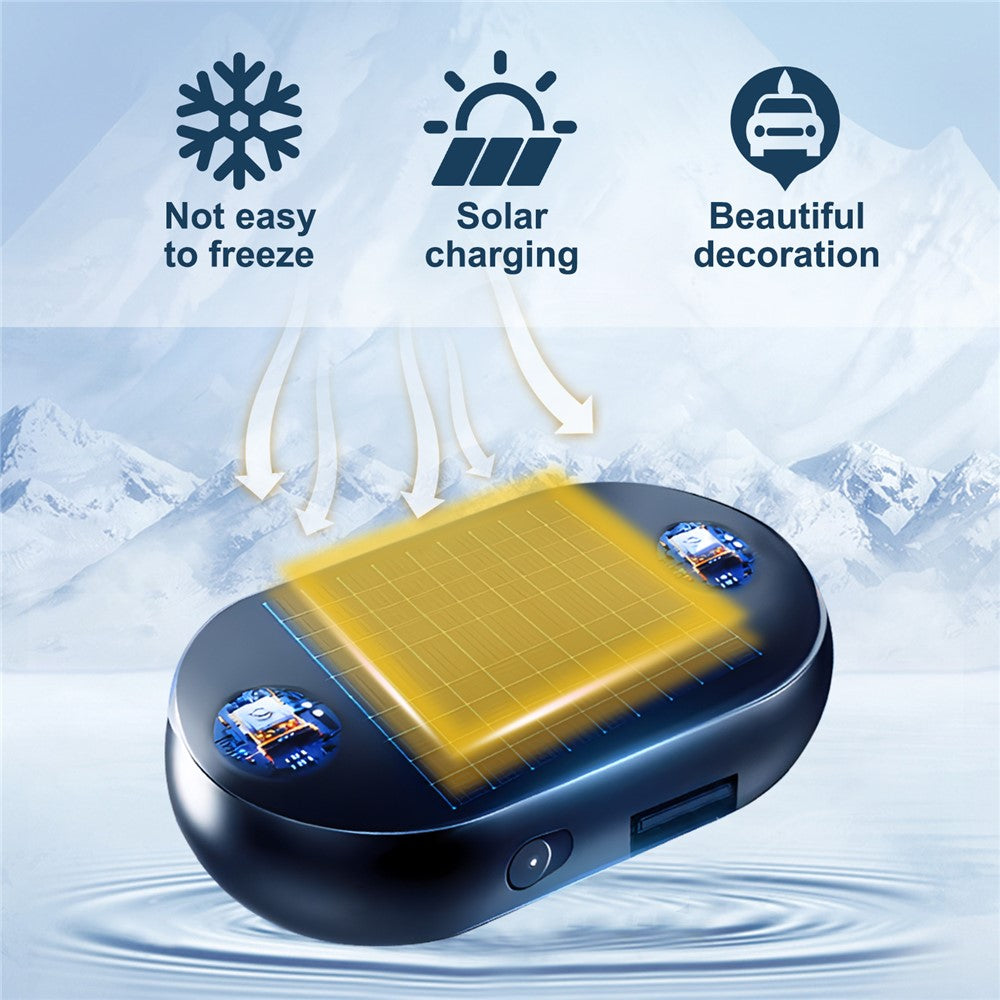 RAYHONG Car Windshield Window Anti Freeze Snow Removal Tool Quick Ice Melting Solar Defrosting Device