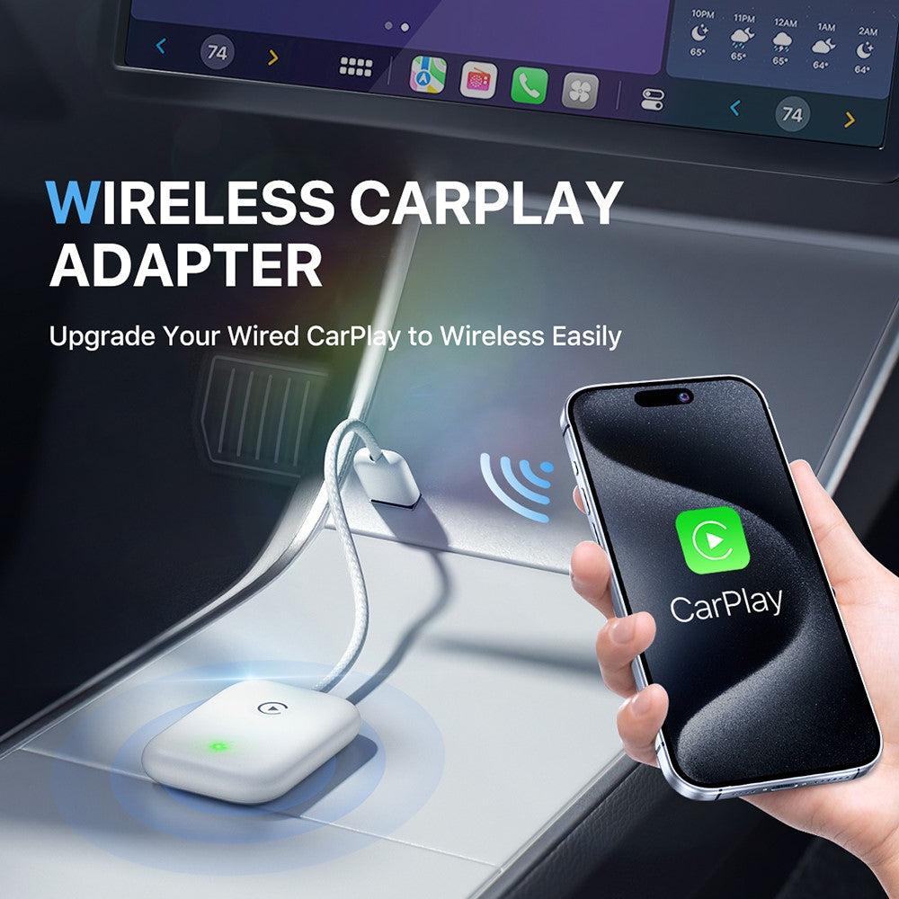 643 Car Wireless CarPlay Adapter for iPhone Transform Wired to Wireless