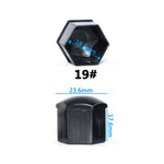 Universal Car Accessory 20Pcs 19mm Wheel Nut Bolt Covers Tire Screw Cap Hub Protective Covers